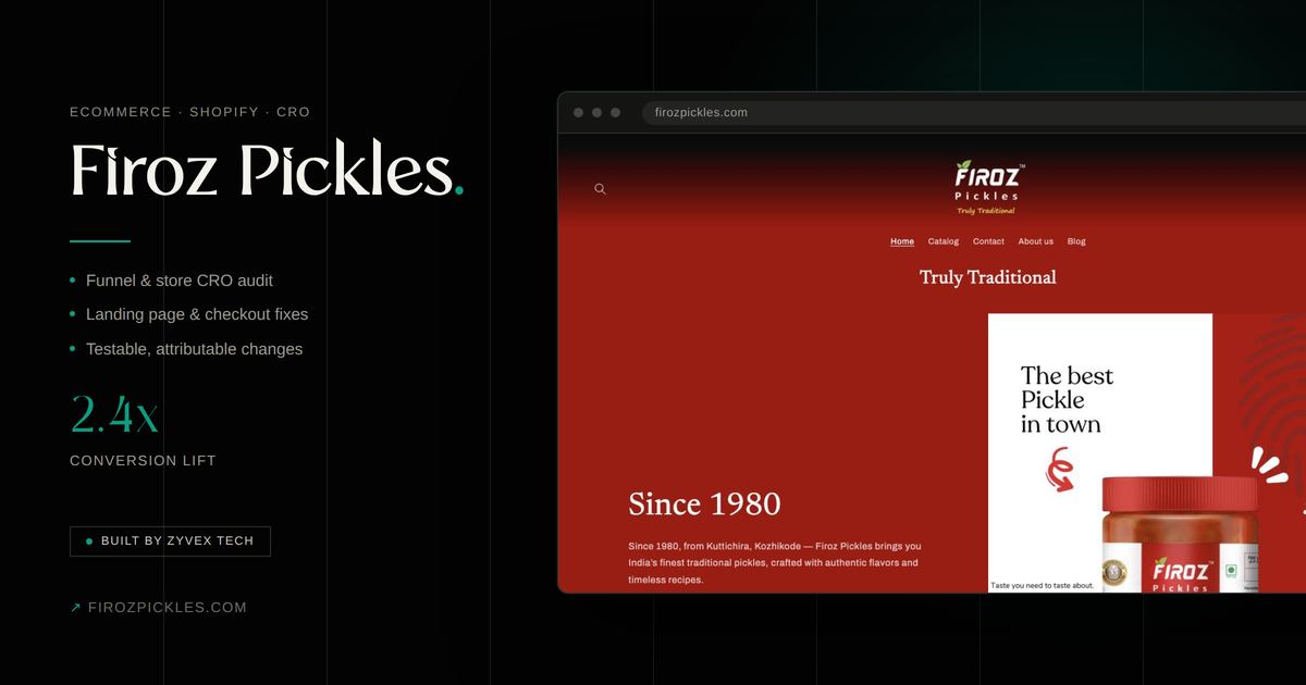 Firoz Pickles project preview