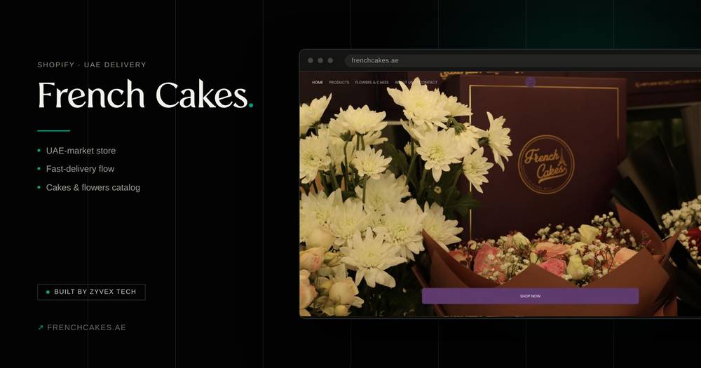 French Cakes project preview